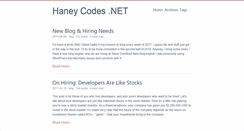 Desktop Screenshot of haneycodes.net